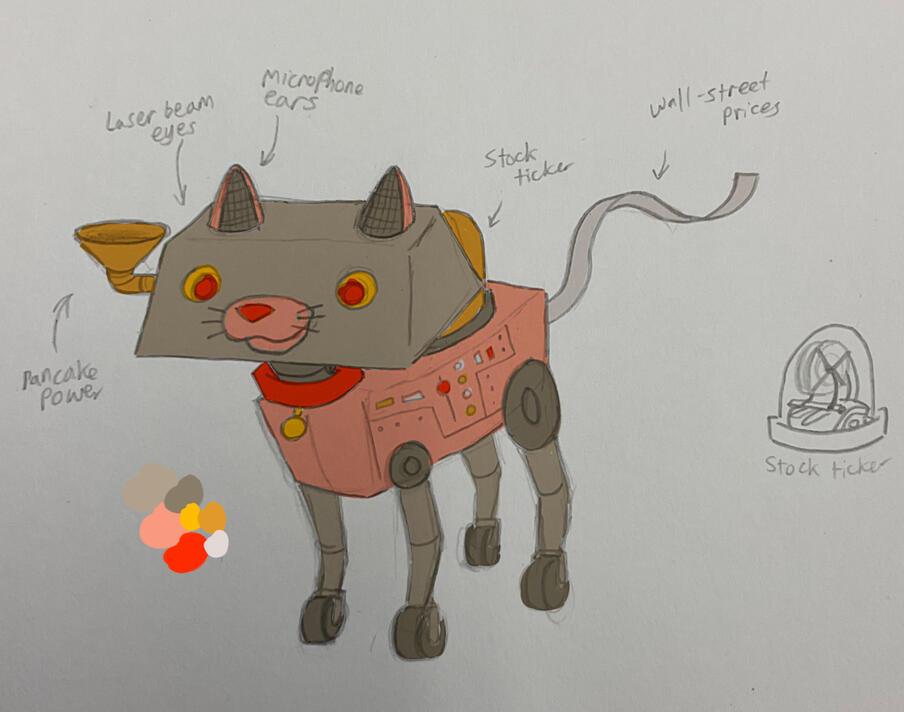 Robot Cat Design