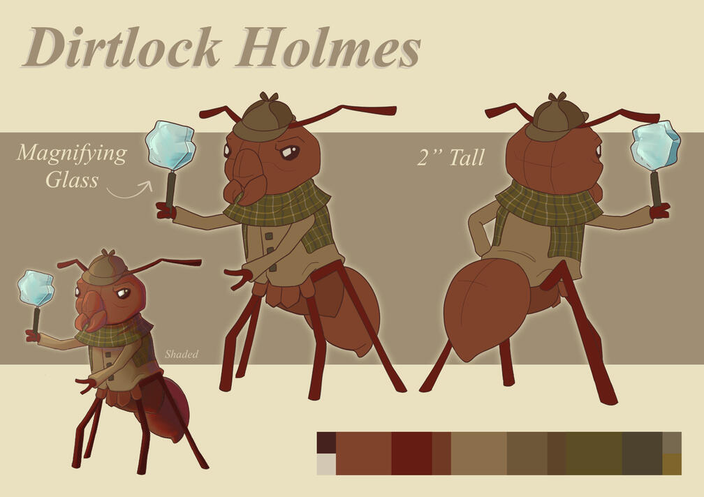 &#39;Ant World&#39; Mobile Game Brief Character Design Sheet